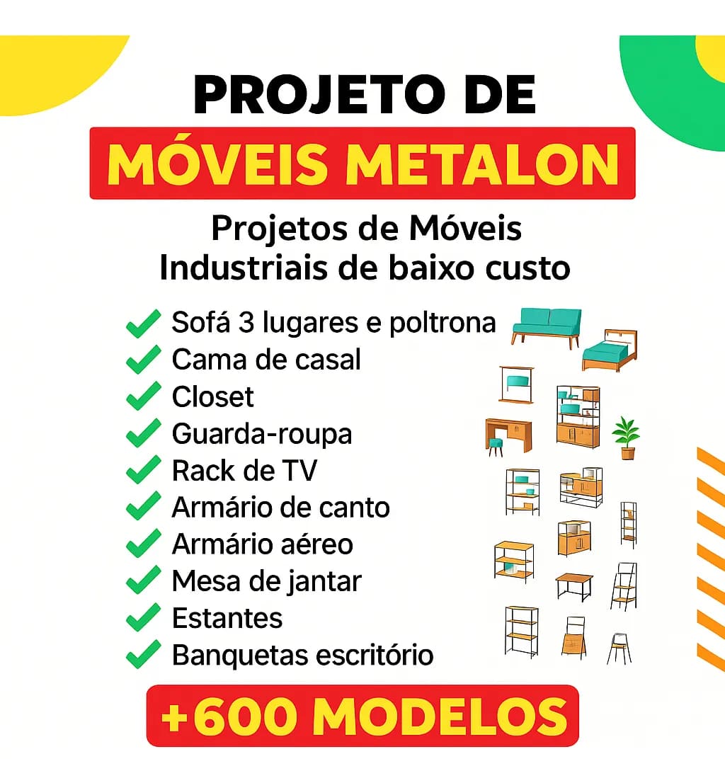 Pack Profissional de Projetos Industriais da JL Ferragem