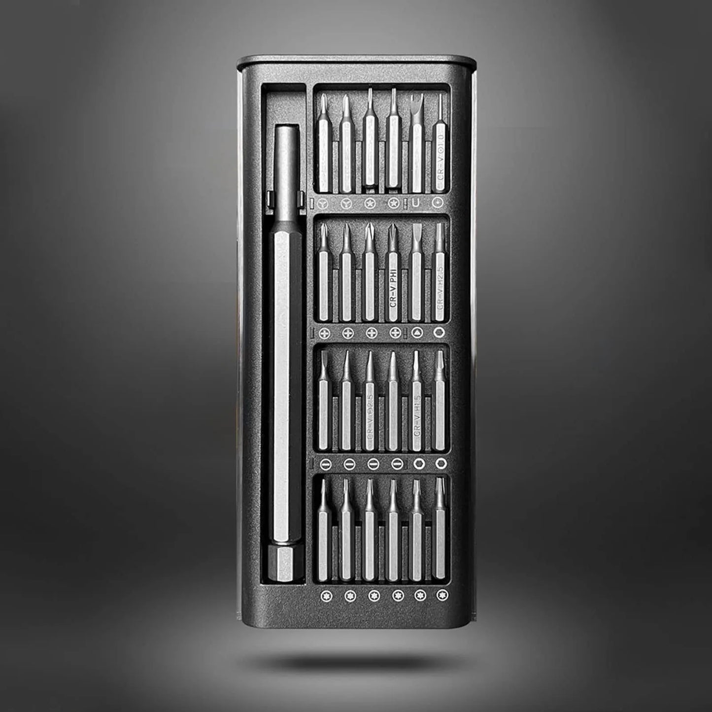 Conjunto de chave de fenda de precisão 28 em 1, chave de fenda magnética profissional