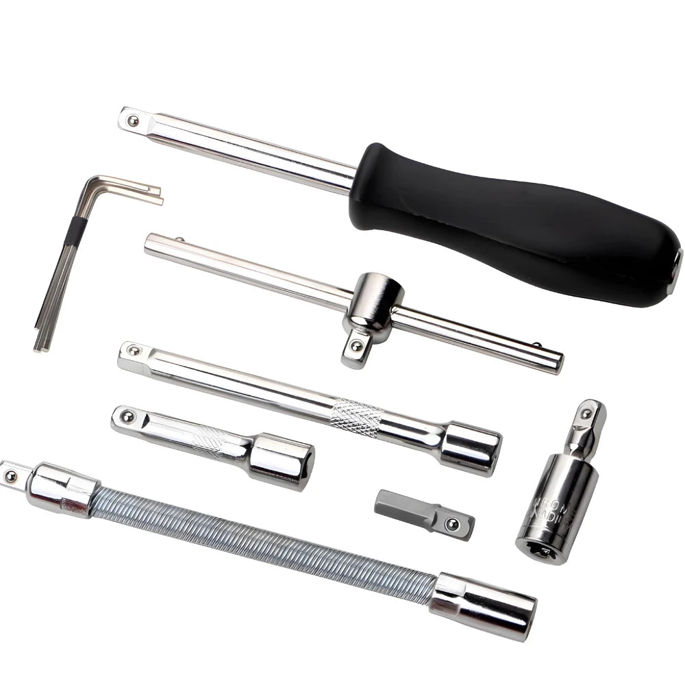 Maleta Profissional 46 peças em aço inoxidável