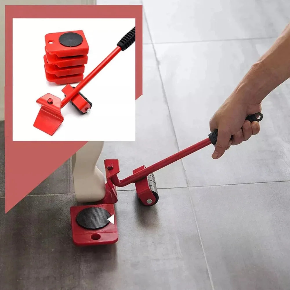 Suporte Movedor Rodinhas para Levantar e Mover Móveis e Transporte