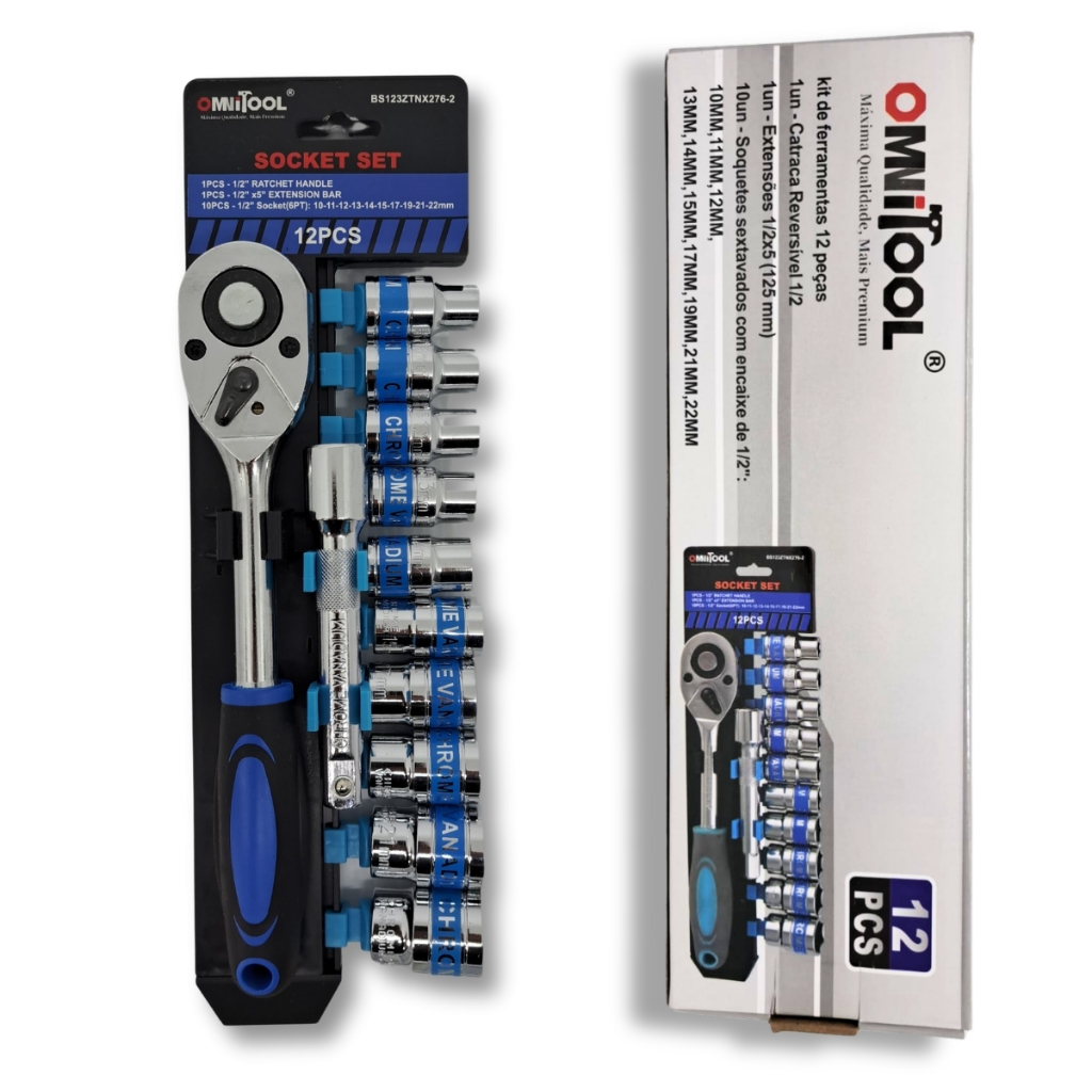 kit Soquetes 12 Peças