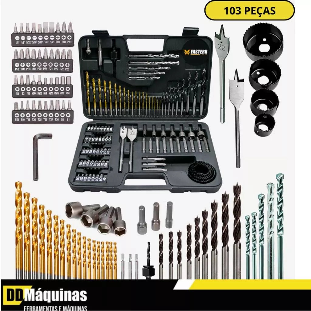 Kit Titanium Pro 103 Peças